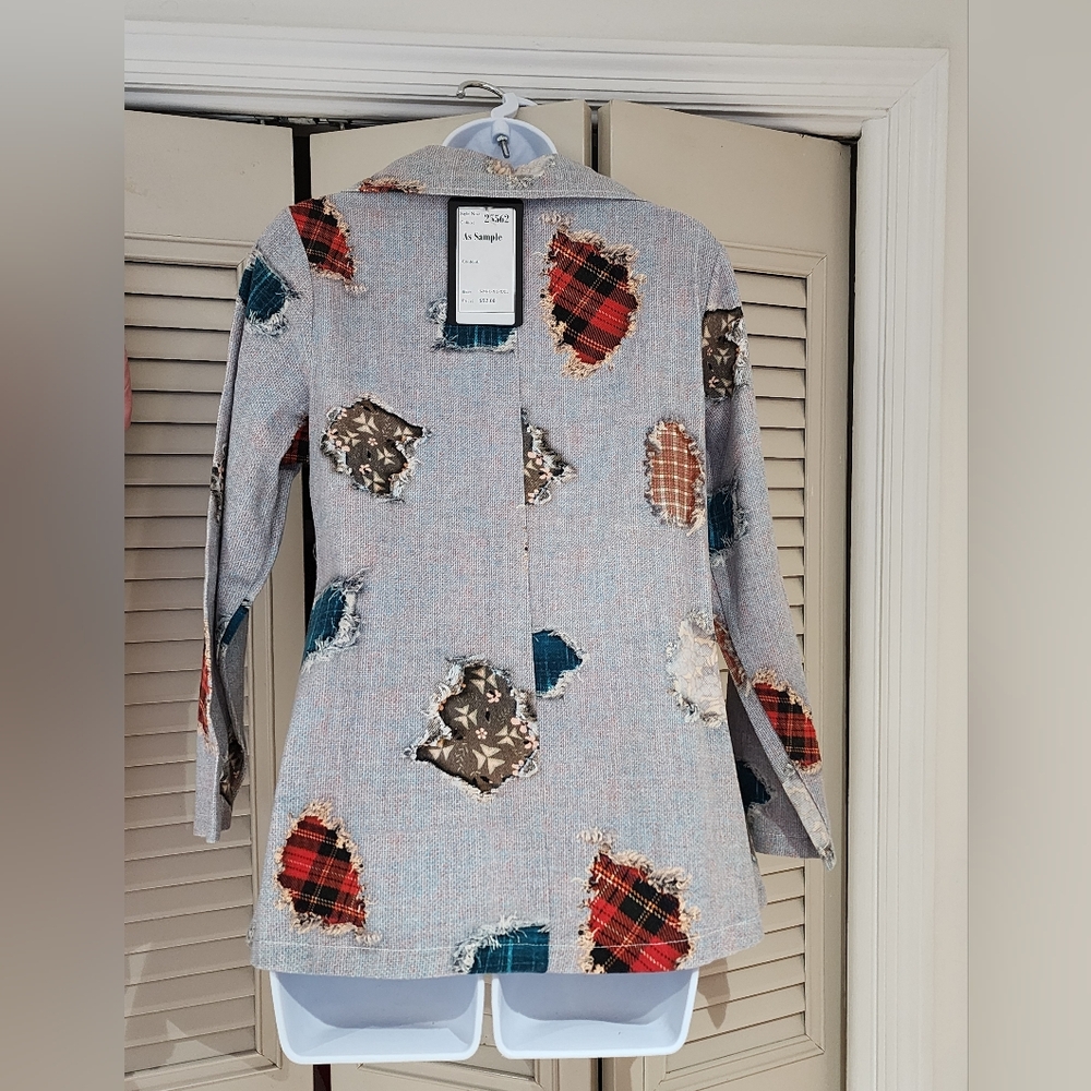 Radzoli Multicolor Patchwork Jacket - Picture 5 of 7